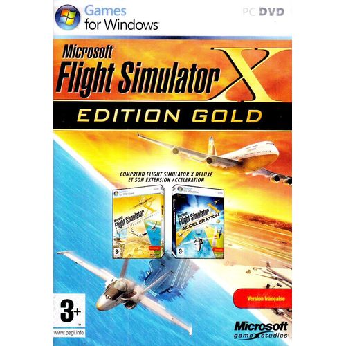 avis microsoft flight simulator x gold edition egc 00011